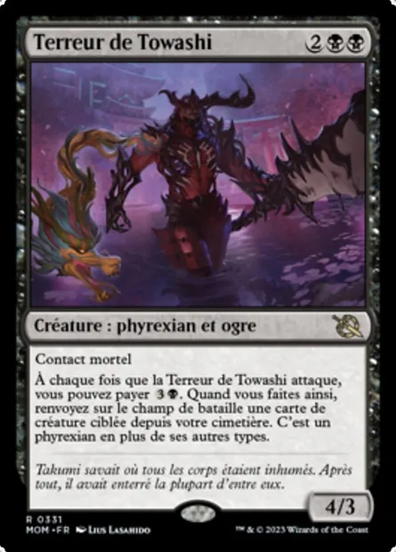 Terreur de Towashi, carte Magic MOM 331 — extension L'invasion des machines