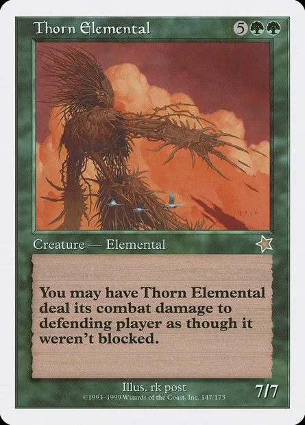 Thorn Elemental, Magic card S99 147 — Starter 1999 set