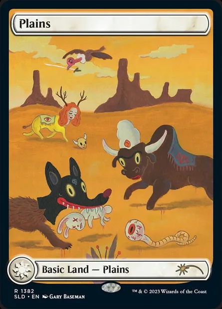 Plaine, carte Magic SLD 1382 — extension Secret Lair Drop