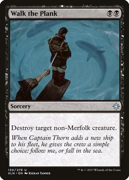 Walk the Plank, Magic card XLN 130 — Ixalan set