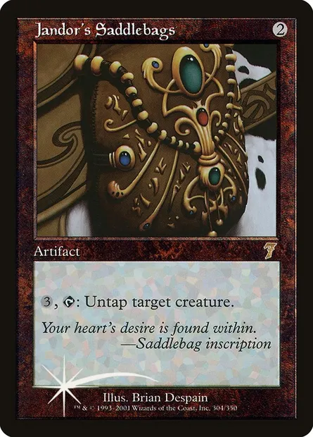 Fontes de Jouder, carte Magic 7ED 304★ — extension Septième Edition