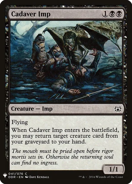 Cadaver Imp, Magic card PLST DDR-41 — The List set