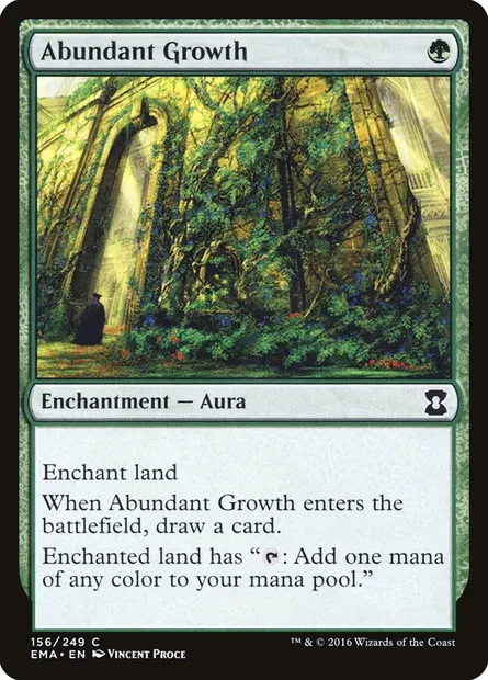 Abundant Growth, Magic card EMA 156 — Eternal Masters set