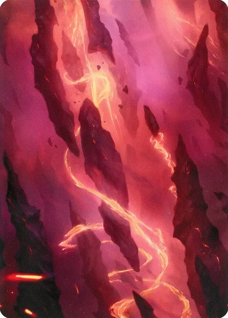 Mountain // Mountain, carte Magic AZNR 16 — extension Zendikar Rising Art Series