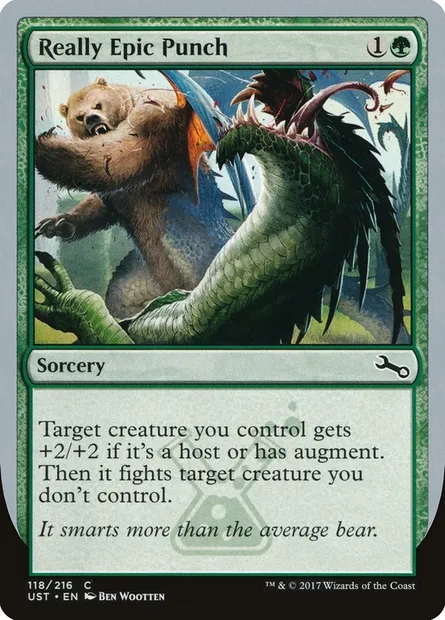 Really Epic Punch, carte Magic UST 118 — extension Unstable