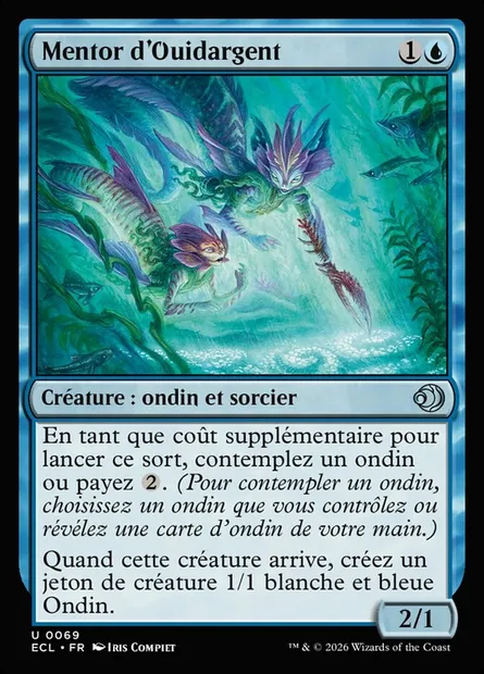Mentor d'Ouidargent, carte Magic ECL 69 — extension Lorwyn Eclipsed