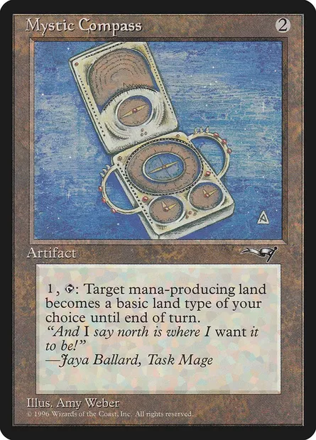 Mystic Compass, Magic card ALL 124 — Alliances set