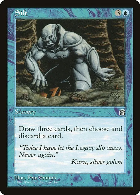 Sift, Magic card STH 42 — Stronghold set