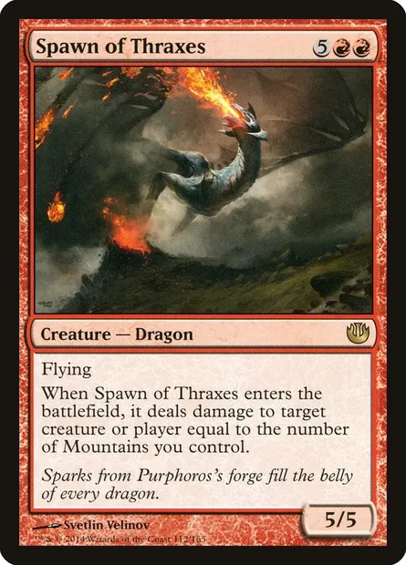 Spawn of Thraxes, Magic card JOU 112 — Journey into Nyx set