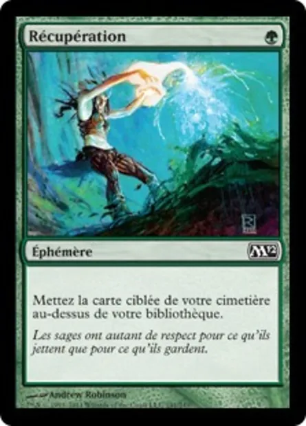 Récupération, carte Magic M12 191 — extension Magic 2012