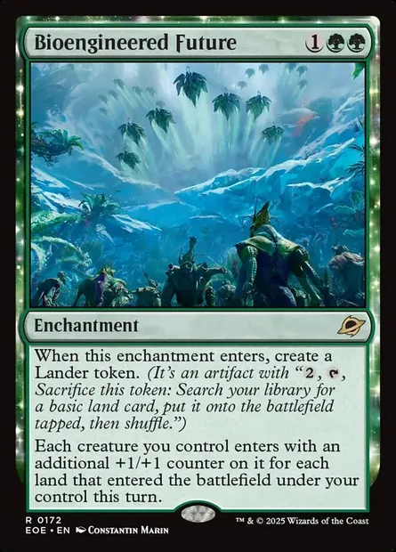 Bioengineered Future, Magic card EOE 172 — Edge of Eternities set