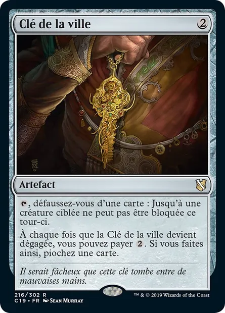 Clé de la ville, carte Magic C19 216 — extension Commander 2019