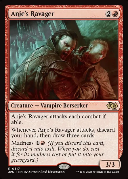 Anje's Ravager, Magic card J25 517 — Foundations Jumpstart set