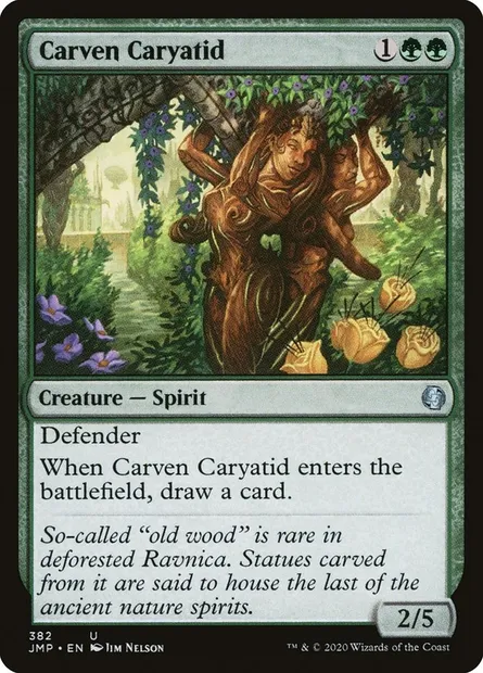 Carven Caryatid, Magic card JMP 382 — Jumpstart set