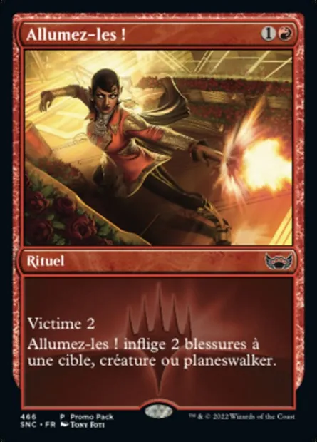 Allumez-les !, carte Magic SNC 466 — extension Les rues de la Nouvelle-Capenna