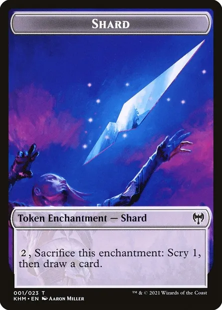 Shard, Magic card TKHM 1 — Kaldheim Tokens set