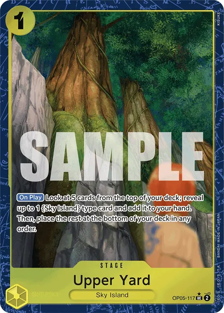 Upper Yard, One Piece card OP05-117 — AWAKENING OF THE NEW ERA set