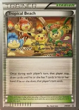 Plage Tropicale, carte Pokémon WCD13 BW50-2 — extension World Championship Decks 2013