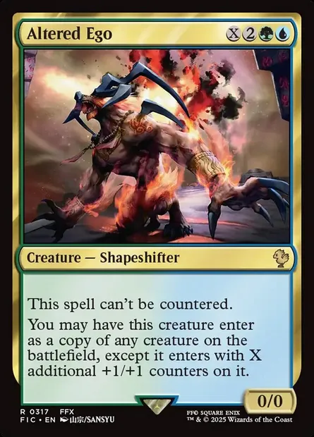 Altered Ego, Magic card FIC 317 — Final Fantasy Commander set