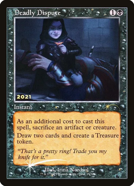 Dispute mortelle, carte Magic P30A 29 — extension 30th Anniversary Play Promos