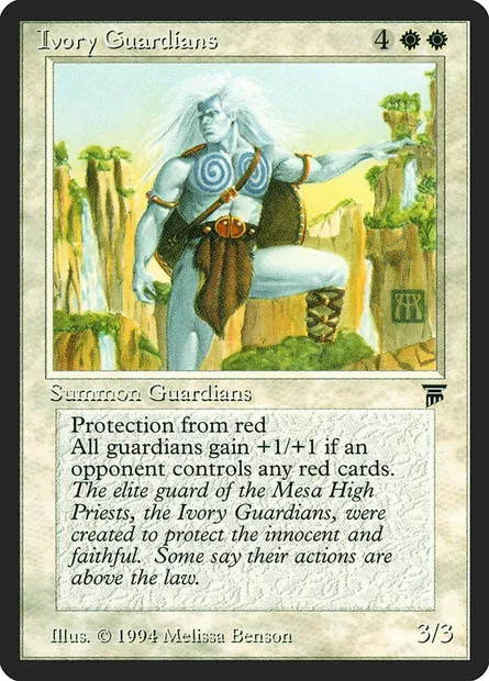 Ivory Guardians, Magic card LEG 23 — Legends set