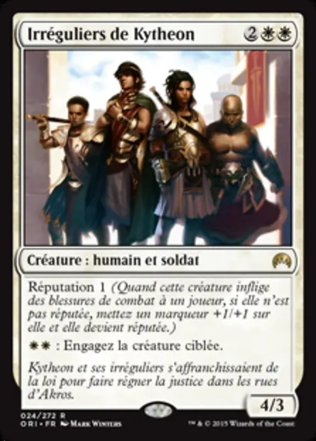 Irréguliers de Kytheon, carte Magic ORI 24 — extension Magic Origines