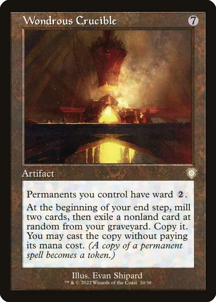 Wondrous Crucible, Magic card BRC 20 — The Brothers' War Commander set