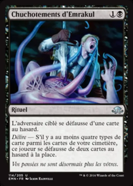 Chuchotements d'Emrakul, carte Magic EMN 114 — extension La lune hermétique