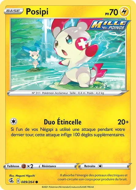 Posipi, carte Pokémon FST 89 — extension Poing de Fusion