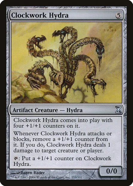 Hydre mécanique, carte Magic TSP 253 — extension Spirale Temporelle