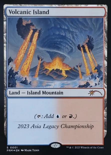 Volcanic Island, Magic card OLGC 2023A — Legacy Championship set