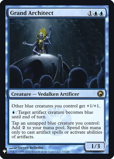 Grand architecte, carte Magic PLST SOM-33 — extension The List