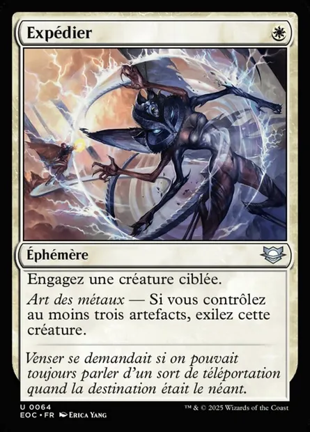 Expédier, carte Magic EOC 64 — extension Edge of Eternities Commander