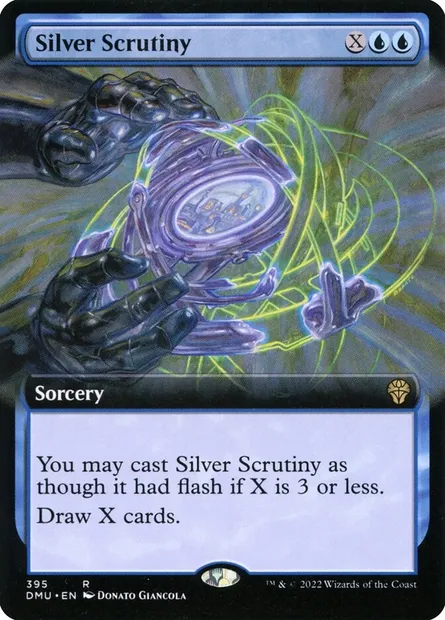 Silver Scrutiny, Magic card DMU 395 — Dominaria United set