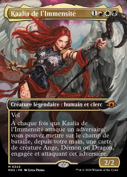 Kaalia de l'Immensité, carte Magic MH3 343 — extension Modern Horizons 3