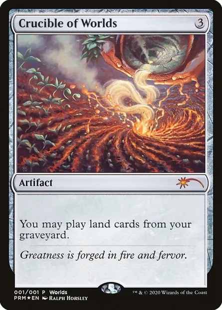Crucible of Worlds, Magic card PWOR 2019 — World Championship Promos set
