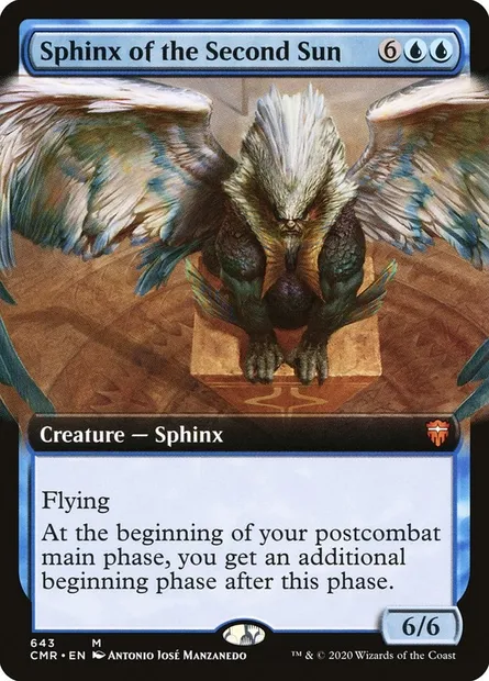 Sphinx of the Second Sun, Magic card CMR 643 — Commander Legends set