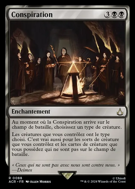 Conspiration, carte Magic ACR 88 — extension Assassin's Creed