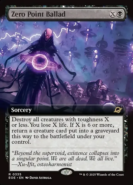 Zero Point Ballad, Magic card EOE 335 — Edge of Eternities set