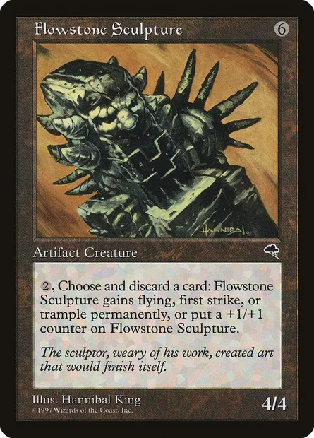 Flowstone Sculpture, Magic card TMP 288 — Tempest set
