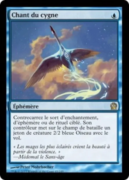 Chant du cygne, carte Magic THS 65 — extension Theros