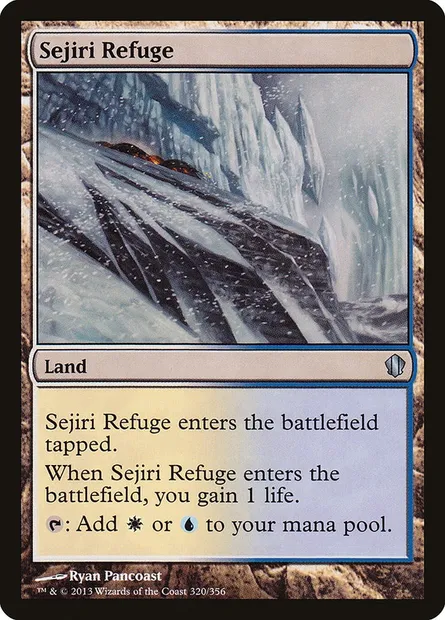 Sejiri Refuge, Magic card C13 320 — Commander 2013 set