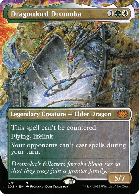 Dragonlord Dromoka, Magic card 2X2 376 — Double Masters 2022 set