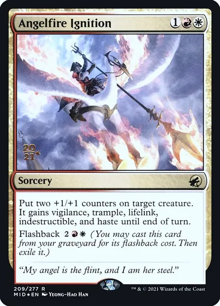 Angelfire Ignition, Magic card PMID 209s — Innistrad: Midnight Hunt Promos set