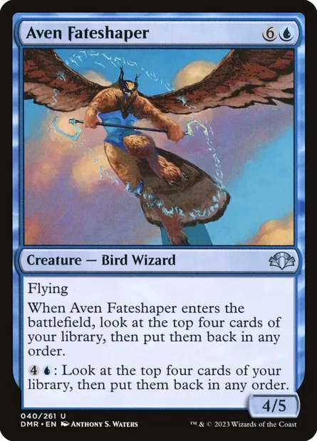 Aven Fateshaper, Magic card DMR 40 — Dominaria Remastered set