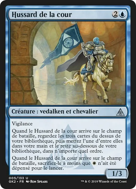 Hussard de la cour, carte Magic GK2 5 — extension RNA Guild Kit