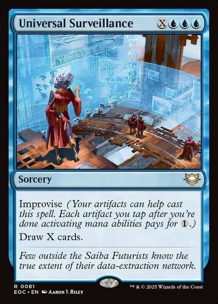 Universal Surveillance, Magic card EOC 81 — Edge of Eternities Commander set