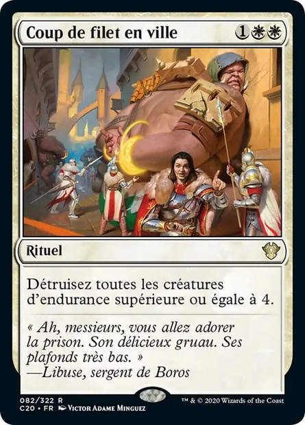 Coup de filet en ville, carte Magic C20 82 — extension Commander 2020