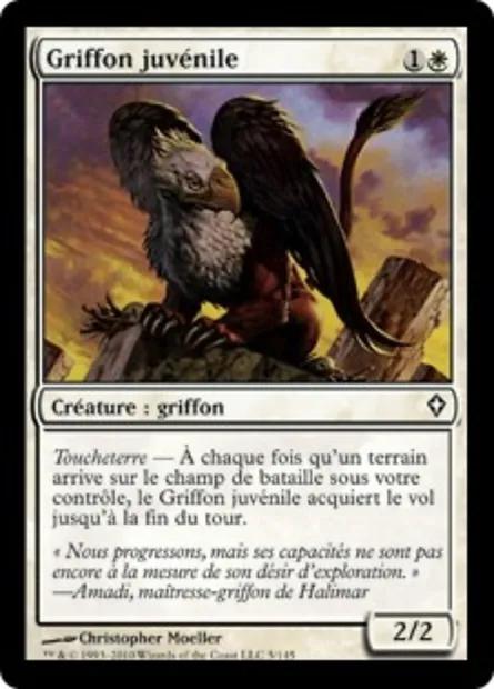 Griffon juvénile, carte Magic WWK 5 — extension Worldwake