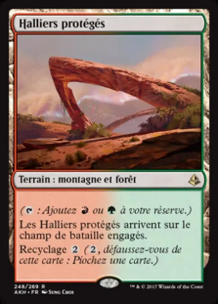Halliers protégés, carte Magic AKH 248 — extension Amonkhet